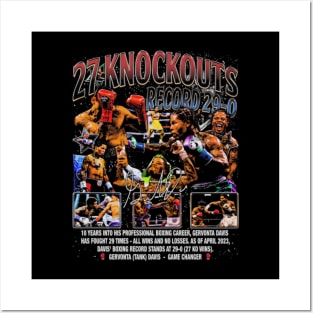 Gervonta Davis 27 K.O Posters and Art